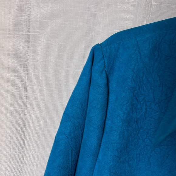 Penningtons button front lightweight  jacket,1X, textured,suede feel,EC, PTP 25 - Picture 12 of 12